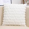 Almohada Decorativa de Peluche con Forma de Corazón Estilo Ins Transfronteriza, Cojín de Sofá de Color Sólido, Almohada para Cabecera, Funda de Almohada