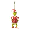 Produto Novo Transfronteiriço 2023 Natal Monstro Peludo Verde Grinch Decorações de Árvore de Natal Enfeites de Carro Decoração de Casa