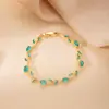 Nova Pulseira Pequena Vermelha Estilo Coreano Simples de Seis Seções com Zircônia e Diamante para Meninas e Estudantes, Atacado do Fabricante, Grande Quantidade, Preço Excelente