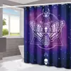 Cortina de Chuveiro Halloween Fantasma Abóbora Amazon Casa Impermeável e à Prova de Mofo Cortina de Chuveiro Divisória de Banheiro Cortina de Chuveiro