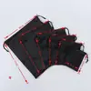 Bolsa de poliéster com cordão, bolsa portátil para óculos, bolsa com cordão para armazenamento de pincéis de maquiagem, bolsa para embalagem de produtos eletrônicos