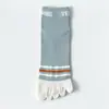 Calcetines de verano finos de cinco dedos para mujer, absorbentes de sudor y transpirables, cómodos y secos para tenis y deportes, directos del fabricante