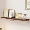 Estantería de pared Mueble flotante para TV en sala de estar Estante de almacenamiento de pared de una sola palabra Máquina para juguetes caseros Estante de almacenamiento de caja superior