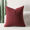 Fronteira Temu Espessado Chenille Simples Cor Pura Textura Macia Capa de Almofada Almofada Capa de Almofada Pronta Entrega Estilo Ins