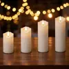Velas LED en forma de bala, velas electrónicas simuladas, velas decorativas para cumpleaños, bodas, conciertos y Navidad