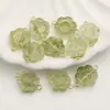 Cuentas Dispersas de Hielo Transparente Estilo Antiguo, Cuentas de Vidrio con Flor en Degradado, Materiales para Cuentas de Pulseras DIY, Accesorios Hechos a Mano para Pendientes