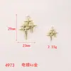 Accesorios Crocore Cross Celebridad de Internet Mini Joyería Pistola Negra Pendientes Collar Viento Dulce Fresco Colgante DIY Hecho a Mano
