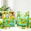 Bolsas de Regalo para Fiesta Temática de Rana de Dibujos Animados Estampado de Animales Lindos Bolsas Tote para Dulces y Snacks de Cumpleaños Infantil
