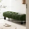 Banco Moderno Minimalista para Centro Comercial, Banco para Cambiar Zapatos, Banco al Pie de la Cama, Banco Tapizado en Tela para Sala de Estar, Dormitorio, Entrada del Hogar
