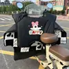Funda de invierno cortavientos forrada de forro polar y engrosada para patinetes eléctricos, negra, duradera y resistente a las manchas, universalmente compatible, diseño elegante, cortavientos y resistente al frío