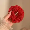 Goma para el Cabello Dulce y Versátil para Niñas, Estilo Coreano, Estilo Perezoso, Tamaño Extra Grande, Adecuada para Cabello Grueso, Banda Elástica de Alta Elasticidad para Peinados de Moño