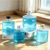 Ventas Directas de Fábrica Botellas de Vidrio con Forma de Diamante para Café Cold Brew, Jugos, Té, Té de Frutas, Botellas Vacías Selladas con Tapas