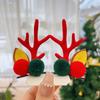 Presilhas de Cabelo de Galhos de Rena de Natal para Crianças Presilhas de Cabelo Adulto Engraçadas Famosas da Internet Cabelo Carson Acessórios de Cabelo Femininos Adereço de Cabeça de Orelhas de Veado