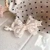 Diadema de Encaje con Lazo y Perlas para Niña Estilo Princesa Bebé Diadema Elástica para Bebé Recién Nacido Fotografía Luna Llena Primer Cumpleaños