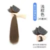 Mecha de Peruca Longa para Mulheres, Peça Única Invisível Sem Costura de Cabelo Realista, Aplique de Extensão de Cabelo Liso Fofo de Três Peças
