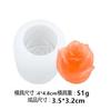 Vela de Aromaterapia Estéreo Flor Rosa Tulipa Cravo Gesso Silicone Molde Artesanal DIY Sabonete Mousse