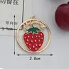Acessórios de Joias Atacado Pequenos Estilo Chanel Transfronteiriços, Joias Artesanais DIY com Tema de Frutas, Acessórios de Joias DIY Esmaltados de Alta Qualidade