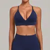 Ropa de Fitness Yoga Europea y Americana Ajustable Hermosa Ropa Exterior para Correr Yoga Sujetador Cepillado Secado Rápido Ropa Interior Deportiva 1358