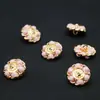 Botão Estilo Chanel Cabeça de Leão em Renda para DIY Corda de Couro Trançada à Mão Botão Decorativo Acessórios para Casaco Suéter