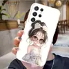 Adecuado para funda de teléfono Samsung S26 Ultra, funda protectora A57, funda linda estilo mochila S24 para niñas, funda suave de TPU, S25 PLUS