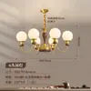 Lustre de sala de estar estilo francês de meados do século, todo em cobre, lustre vintage de madeira nogueira preta norte-americana para sala de jantar, quarto principal, proteção para os olhos