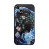 Capa de telefone de anime de desenho animado para Apple 13 fosco iphone12/11 cobertura total silicone 15Pro resistente a quedas capa de borda reta