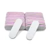 Venta al por mayor del fabricante lima de uñas corta para manicura lima de uñas pequeña de doble cara tira de lijado para dar forma desgaste lima de uñas duradera
