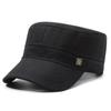 Sombrero plano nuevo de primavera y otoño para hombre, moda para mediana edad y ancianos, gorra con visera, ocio al aire libre, protección solar, sombrero deportivo