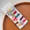 Accesorios Navideños para el Cabello de Niños Pasador Lindo para Vestir en Fiestas Pinza Pequeña Pasador Nuevo 2023 para Niñas Tocado Otoño e Invierno
