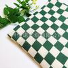 Tecido de Algodão Gaze Estampado Tridimensional Xadrez Crepe Dupla Camada Tecido para Roupa Infantil Pijamas Manta de Bebê