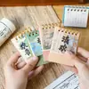 Calendário de Mesa Pequeno Mini 2026 2025 Belo Texto Inspirador de Bênção Estilo Chinês Calendário Retrô Ornamento de Mesa Presente