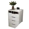 Tocador moderno, mueble de almacenamiento multifuncional minimalista moderno para dormitorio, tocador integrado, gabinete con cajones, tocador de noche
