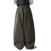 Pantalones anchos para niña, nueva colección primavera/otoño 2026, pantalones anchos casuales estilo coreano, versátiles y elegantes, cintura elástica, pantalones largos para niños mayores