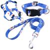 Fabricante de Suministros para Mascotas Collar Impreso Correa para Perro Arnés para Perro Correa Arnés Set de Tres Piezas Estilo Étnico