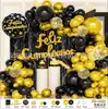 Conjunto de Balões de Aniversário em Espanhol Amazon Transfronteiriço Decoração de Fundo Cortina de Chuva Conjunto de Arco de Balões para Festa