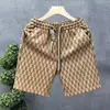 Shorts Masculino Novo Verão 2025 Marca da Moda Casual Calças de Praia Estilo Coreano Moda Versátil Calças de Cinco Pontos Respirável Solto