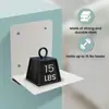 Prateleira de Livros Flutuante Invisível Montada na Parede Prateleira Robusta para Quarto Rack de Ferro para Pendurar na Parede