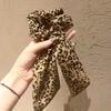 Dongdaemun Corea del Sur con cinta de salchicha con estampado de leopardo, anillo para el pelo con lazo, cuerda para la cabeza de chica con temperamento, bola para cola de caballo, tocado