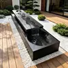 Fuente de Agua para Paisajismo de Acero Inoxidable Personalizada Fuente para Hotel Club Adorno de Agua Corriente Cascada Circulante para Patio Exterior Piscicultura