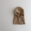 Conjunto de Gorro y Bufanda Coreano Qiunan para Niños, Nuevo Modelo Invierno 2026, Gorro con Orejeras Estilo Ins para Bebé, Gorro de Punto para Bebé