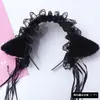 Adereços de cosplay de gato faixa de cabeça de gato luvas de garra de gato cauda de gato traje de gato fofo conjunto de adereços