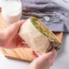 Papel para embrulhar sanduíche Papel à prova de óleo para sanduíche Pode ser cortado Papel descartável para embrulhar hambúrguer Onigiri Caixa de bandeja para pão Absorvente de óleo