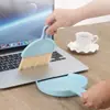 Set de Mini Escoba y Recogedor Creativo de Escritorio para el Hogar, Cepillo de Cerdas Suaves para Teclado de Computadora, No Daña el Escritorio de la Computadora