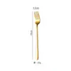Colher Coreana Colher Garfo de Aço Inoxidável 304 Cabo Longo Colher de Mistura Colher de Comer Colher Redonda para Sobremesa Talheres Ocidentais Colher