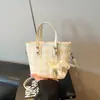 Bolso Cubo Nuevo de Cuadros 2026 para Mujer, Estilo Coreano, de Nicho, Elegante, Casual, para Viajar, Bolso de Hombro Único Cruzado