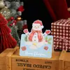 Tarjeta de felicitación tridimensional de Navidad de Amazon transfronteriza Flores Regalo Tarjeta de bendición escrita a mano Nochebuena Tarjeta de felicitación creativa Venta al por mayor