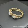 Pulsera de Piedra Bruta Incrustada con Perla Barroca Natural, Pulsera Personalizada de Nicho de Gama Alta, Fabricante de Suministro en Vivo al por Mayor