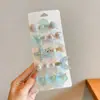 Lindos pasadores de pelo coloridos estilo coreano para mujer, pinzas de cocodrilo de alta gama y exquisitas con forma de lazo, pasadores laterales dulces para flequillo inspirados en la dopamina