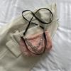 Bolso Acolchado de Mujer Otoño 2022 Nueva Moda Bolso de Mano Fresco Bolso Almohada con Cadena Plisada Bolso de Hombro Cruzado
