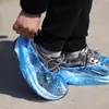 Cubre zapatos desechable impermeable a prueba de polvo antiestático cubre zapatos polietileno PE engrosado cubre zapatos CPE punto de fábrica grande
